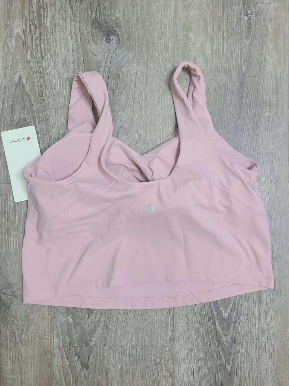 Lululemon Align Tank Top With Pads NWT Pink Haze - Size 16 - Picture 4 of 7